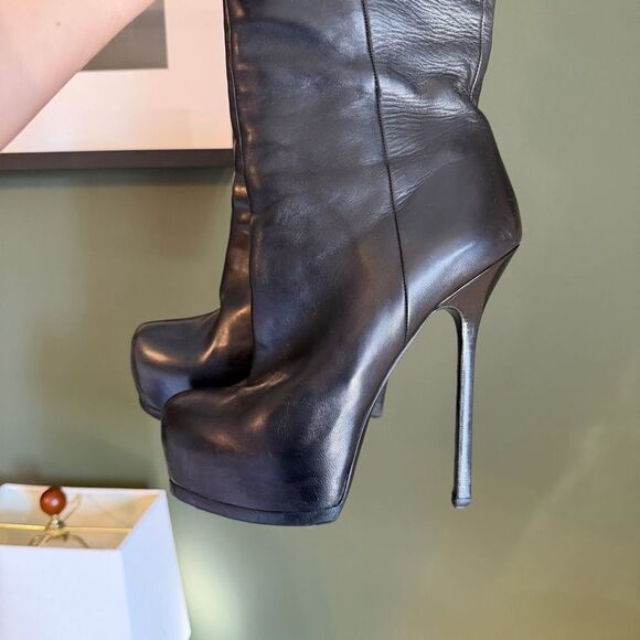 Authentic YSL Leather Boots Womens 39| 9 - Picture 10 of 10